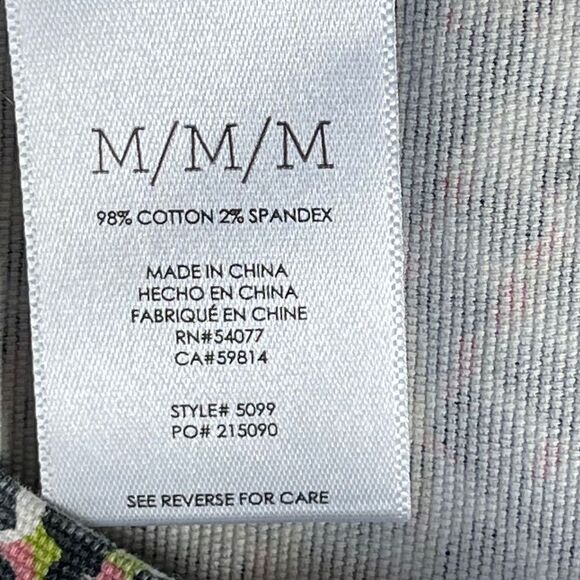 Cabi Print Front Zip Moto Jacket Style 5099 Sz M - Picture 5 of 9